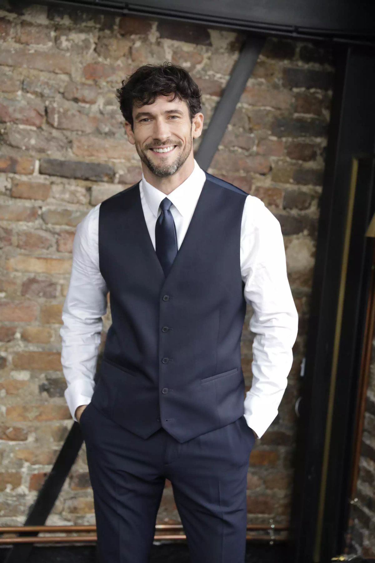 Chaleco traje Hombre Max colores Azul marino / 40