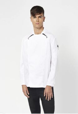 Veste de cuisine blanche pour homme
