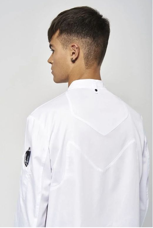 Veste de cuisine blanche pour homme