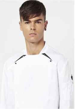 Veste de cuisine blanche pour homme
