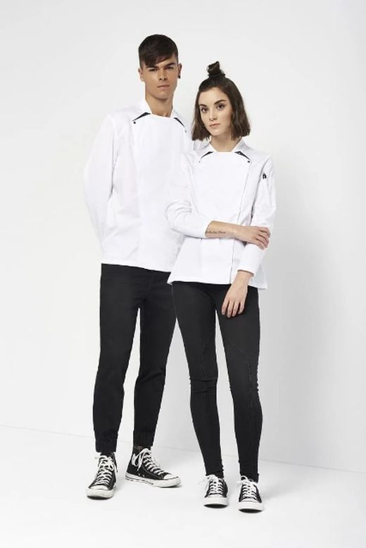 Veste de cuisine blanche pour homme