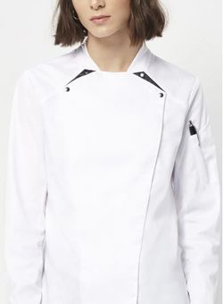 Chaqueta blanca cocina mujer