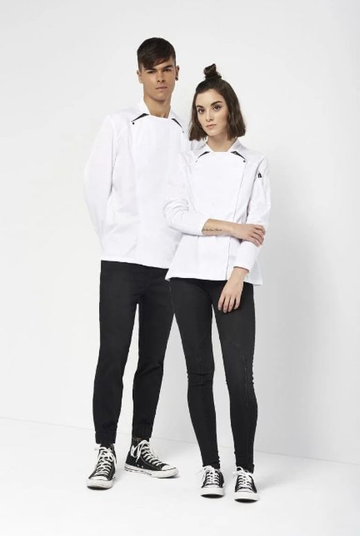 Chaqueta blanca cocina mujer