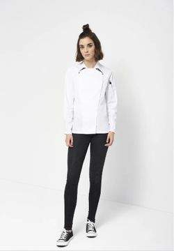Chaqueta blanca cocina mujer