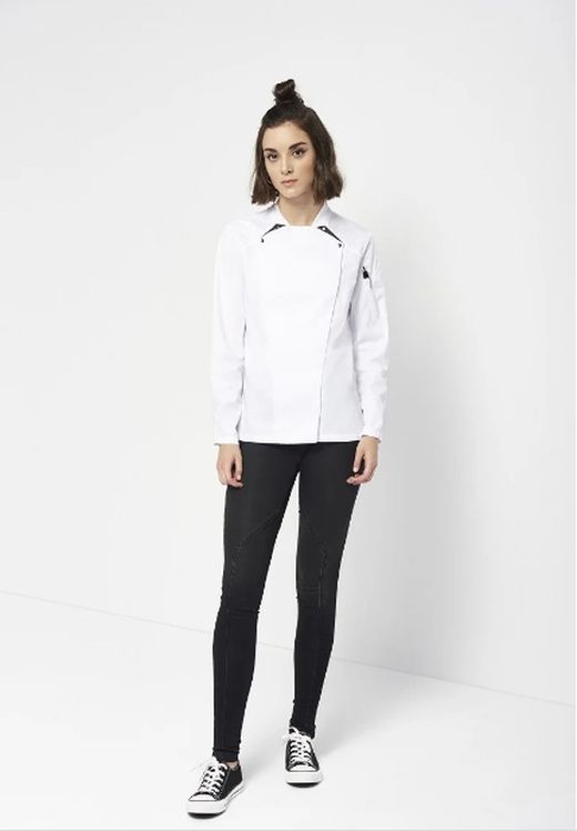Chaqueta blanca cocina mujer