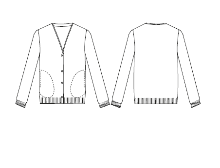 Chaqueta botones mujer blanco