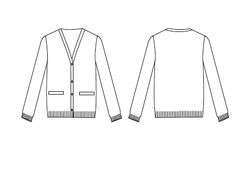 Chaqueta botones mujer colores