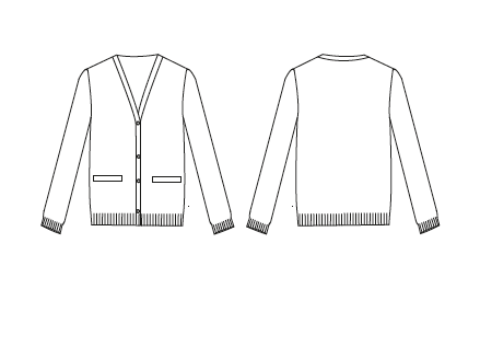 Chaqueta botones mujer colores