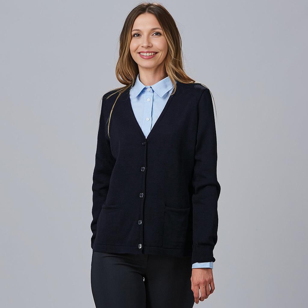Chaqueta botones mujer colores Azul marino / 2XL
