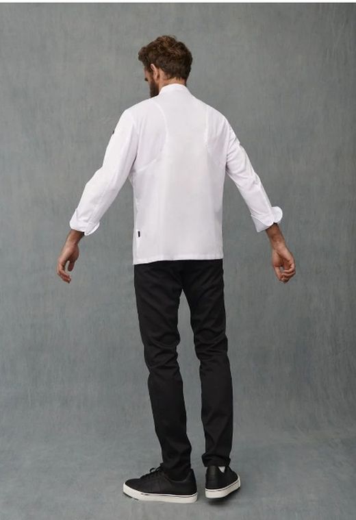 Chaqueta cocina algodón blanco