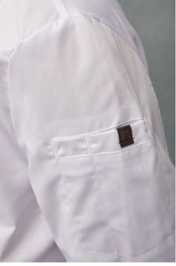 Chaqueta cocina algodón blanco