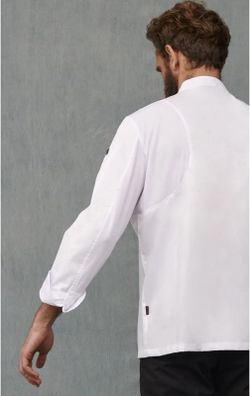 Chaqueta cocina algodón blanco