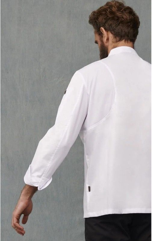 Chaqueta cocina algodón blanco