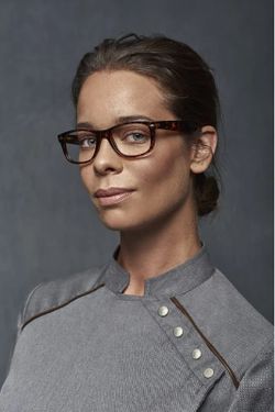 Veste de cuisine femme grise