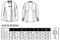 Veste de cuisine femme différentes couleurs