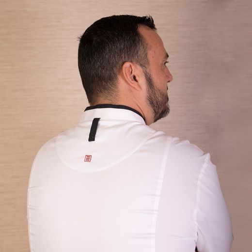 Chaqueta cocina unisex Erebo blanco