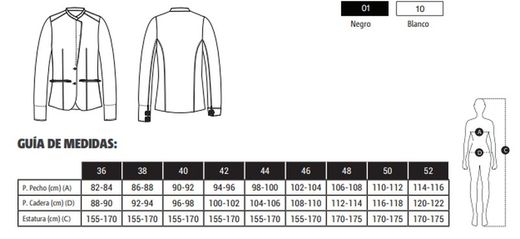 Chaqueta Cuello Tirilla Cruzado Mujer