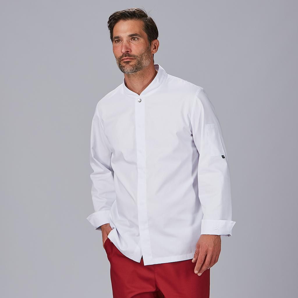 Chaqueta de cocina blanco o negro Blanco / 2XL