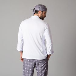 Chaqueta de cocina hombre blanco o negro (hasta 8XL)