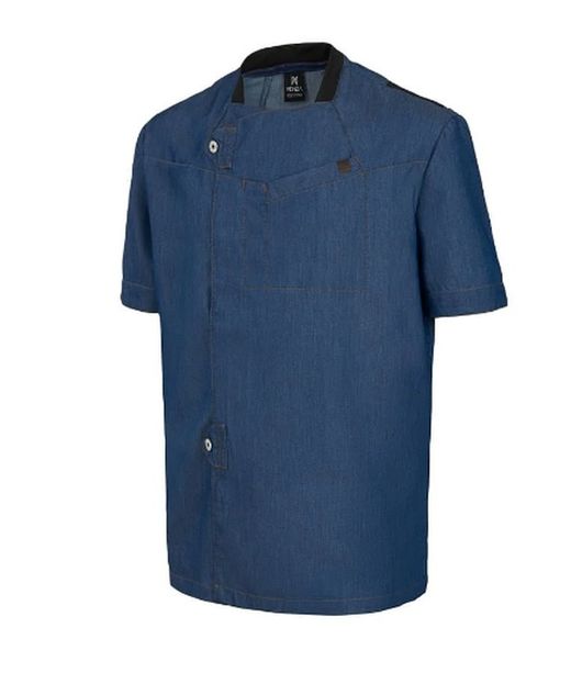 Veste de cuisine en denim pour hommes