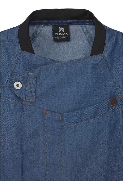 Veste de cuisine en denim pour hommes