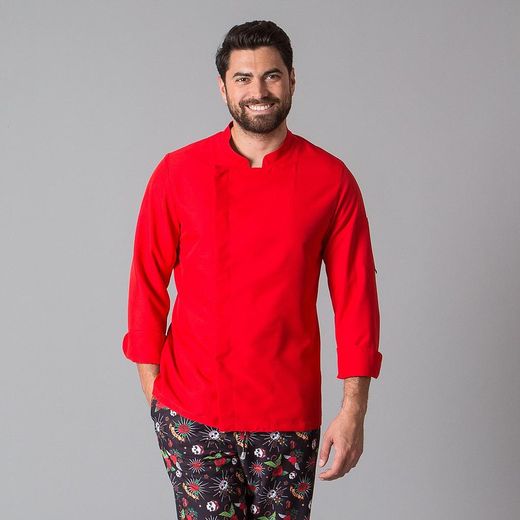 Chaqueta de cocina hombre varios colores manga larga