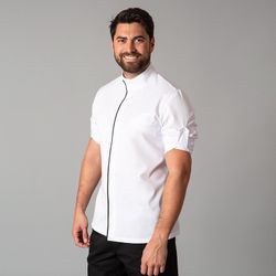 Veste de cuisine homme blanche ou noire