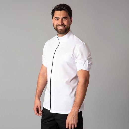 Veste de cuisine homme blanche ou noire