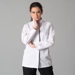 Veste de cuisine femme blanche ou noire