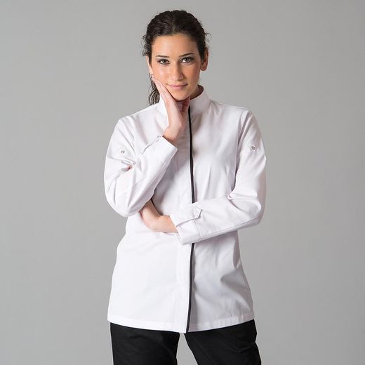 Veste de cuisine femme blanche ou noire