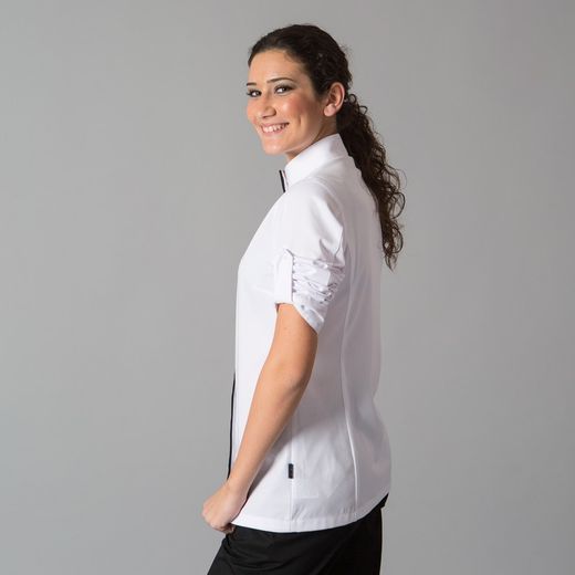 Veste de cuisine femme blanche ou noire