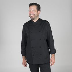 Chaqueta de cocina unisex burdeos o negro