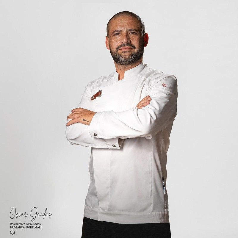 Chaqueta de cocina unisex negro o blanco