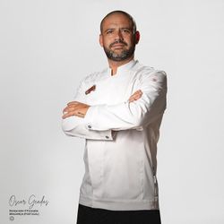 Veste de cuisine unisexe noire ou blanche