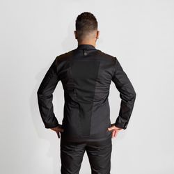 Veste de cuisine unisexe noire ou blanche