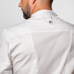 Veste de cuisine unisexe noire ou blanche