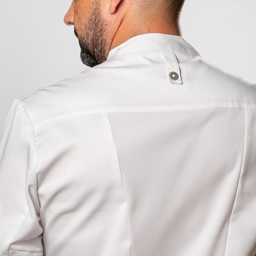 Veste de cuisine unisexe noire ou blanche