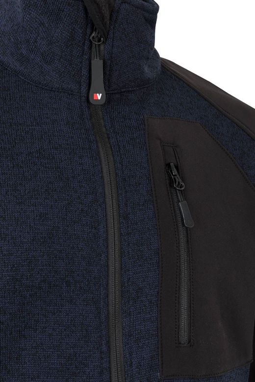 Chaqueta de punto afelpado