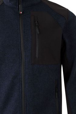 Chaqueta de punto afelpado