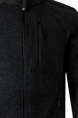Chaqueta de punto afelpado