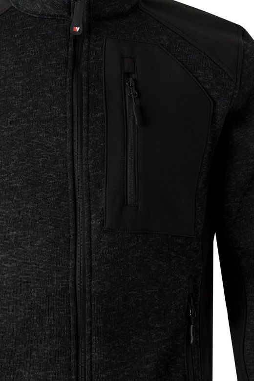 Chaqueta de punto afelpado