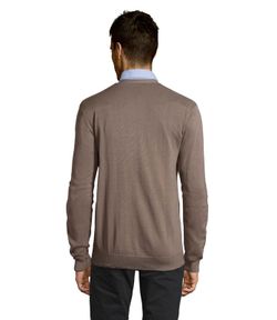 Chaqueta de punto hombre cuello pico