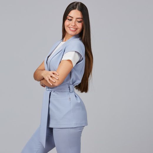 Chaqueta mujer cuello smoking colores