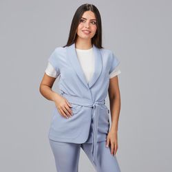 Chaqueta mujer cuello smoking colores