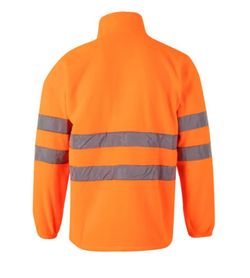 Veste polaire AV jaune ou orange