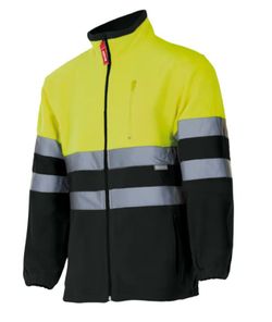 Veste polaire bicolore AV différentes couleurs