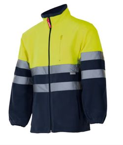 Veste polaire bicolore AV différentes couleurs
