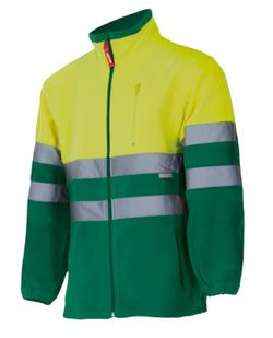Veste polaire bicolore AV différentes couleurs