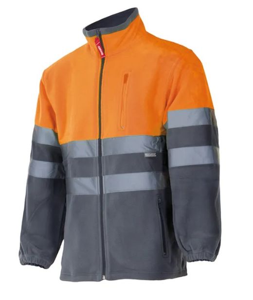 Veste polaire bicolore AV différentes couleurs