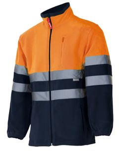 Veste polaire bicolore AV différentes couleurs